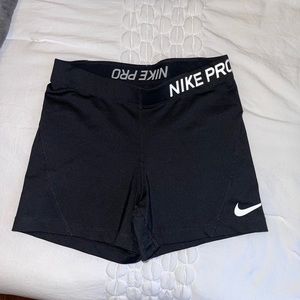 Black Nike Pro spandex Shorts